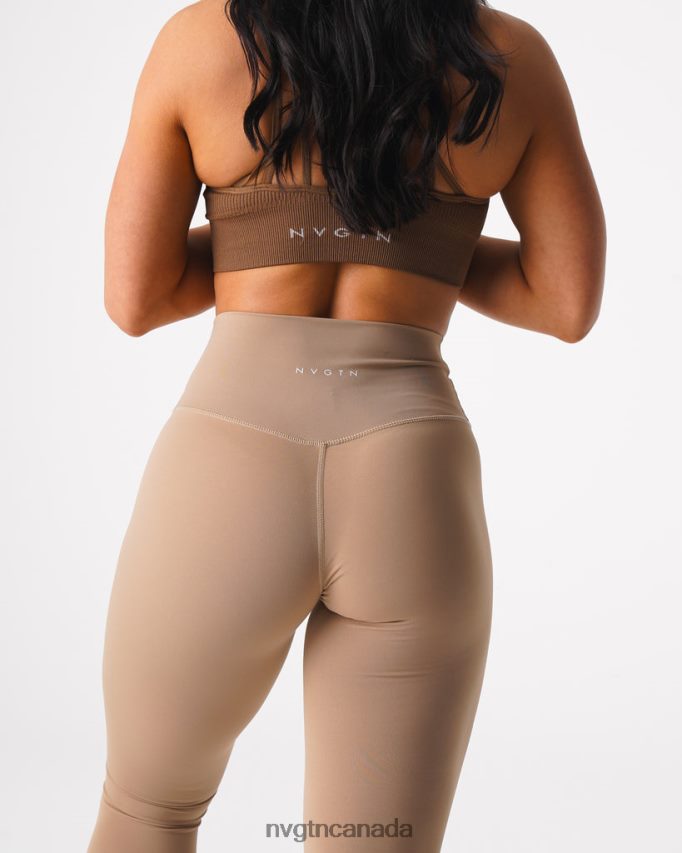NVGTN Fitness Women Signature 2.0 Leggings Latte HJXFTJ565