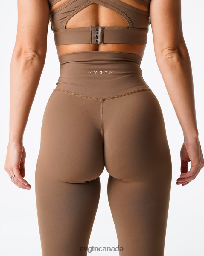 NVGTN Fitness Women Signature 2.0 Leggings Mocha HJXFTJ568