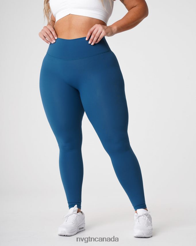 NVGTN Fitness Women Signature 2.0 Leggings Pacific Blue HJXFTJ650