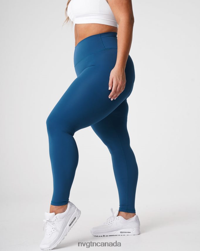 NVGTN Fitness Women Signature 2.0 Leggings Pacific Blue HJXFTJ650