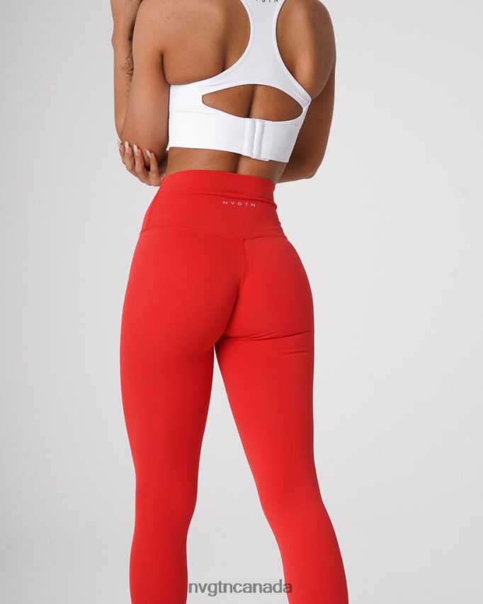 NVGTN Fitness Women Signature 2.0 Leggings Scarlet HJXFTJ652