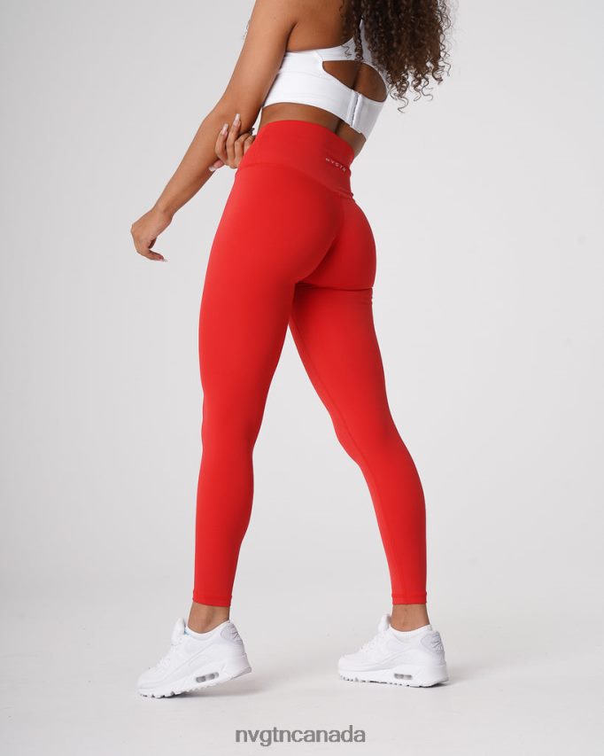 NVGTN Fitness Women Signature 2.0 Leggings Scarlet HJXFTJ652