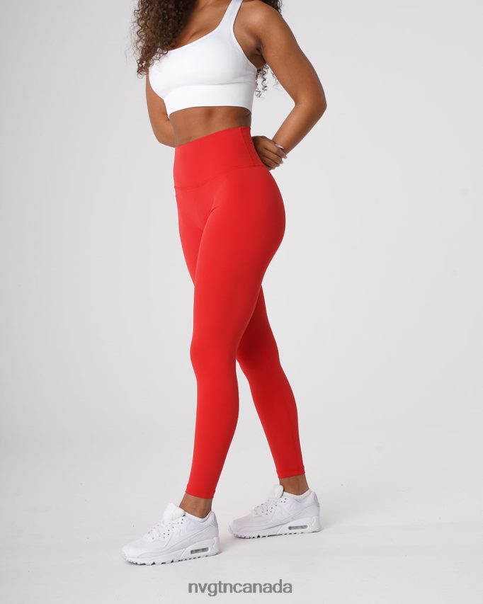 NVGTN Fitness Women Signature 2.0 Leggings Scarlet HJXFTJ652