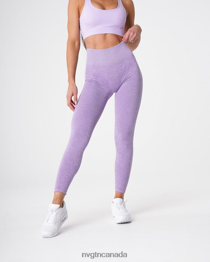NVGTN Fitness Women Snakeskin Seamless Leggings Lilac HJXFTJ692
