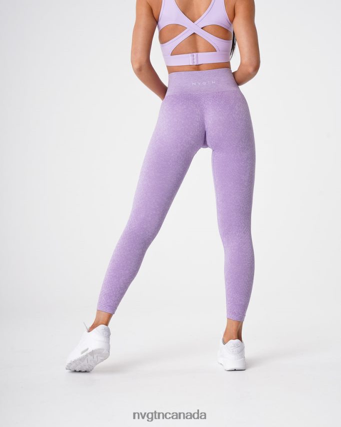 NVGTN Fitness Women Snakeskin Seamless Leggings Lilac HJXFTJ692