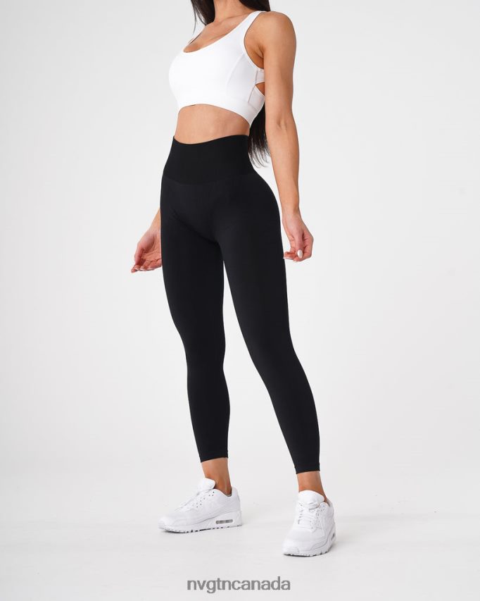 NVGTN Fitness Women Solid Seamless Leggings Black HJXFTJ495