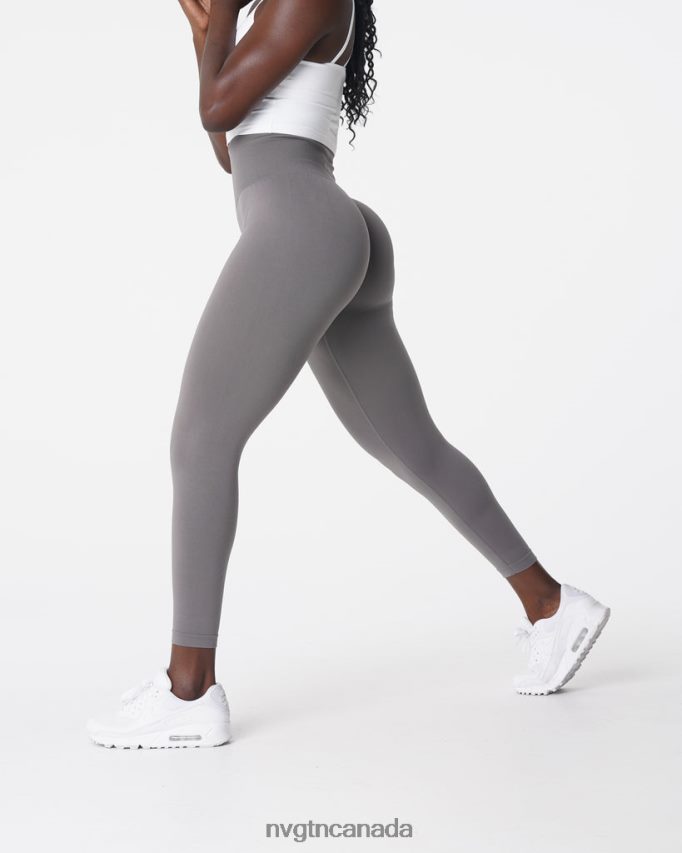 NVGTN Fitness Women Solid Seamless Leggings Charcoal HJXFTJ572