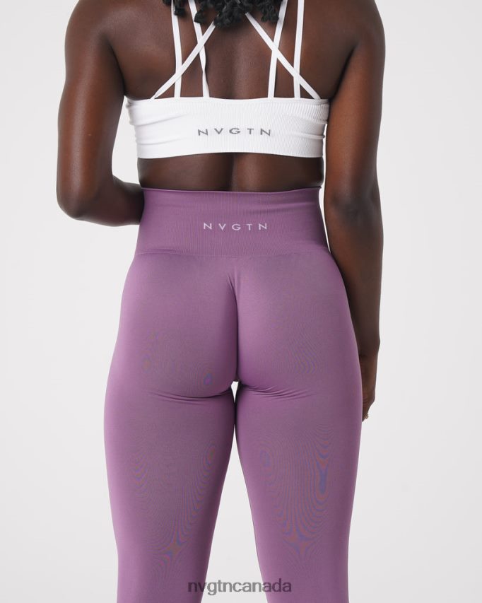 NVGTN Fitness Women Solid Seamless Leggings Orchid HJXFTJ577