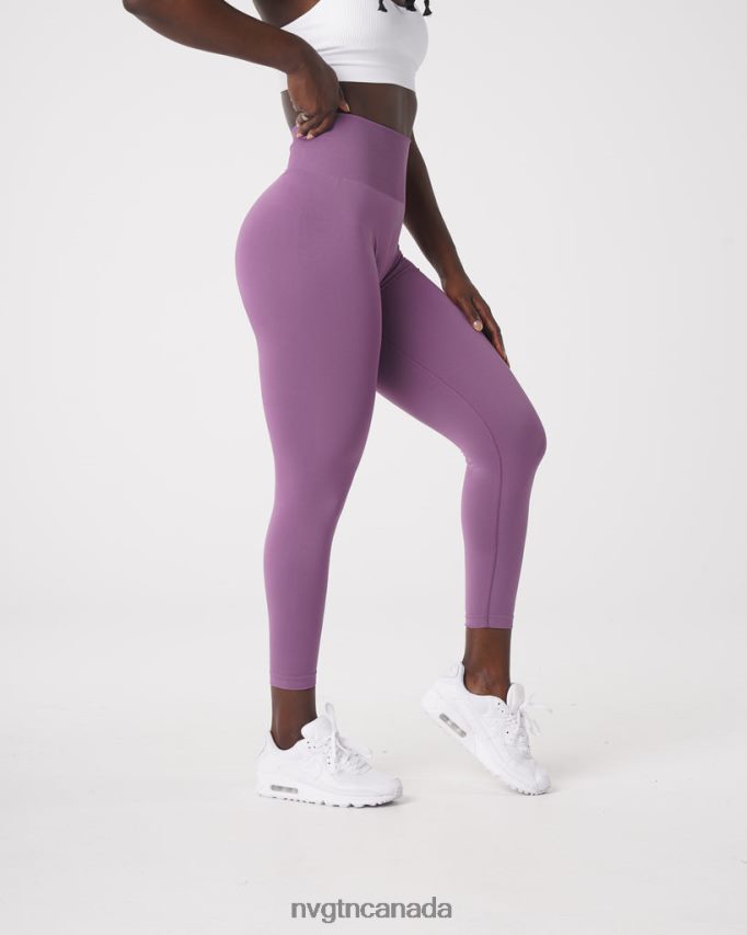 NVGTN Fitness Women Solid Seamless Leggings Orchid HJXFTJ577