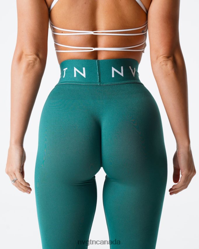 NVGTN Fitness Women Sport Seamless Leggings Emerald HJXFTJ497