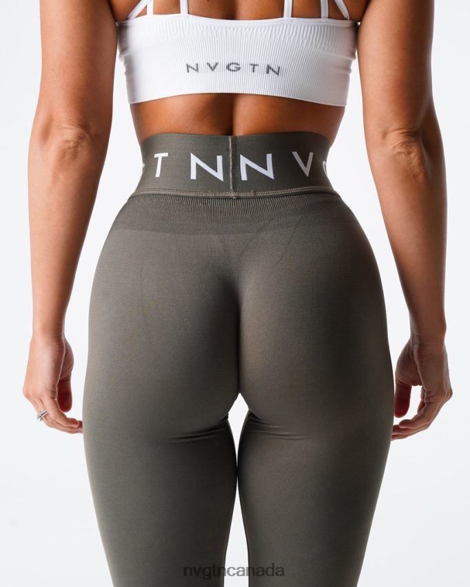NVGTN Fitness Women Sport Seamless Leggings Olive HJXFTJ499