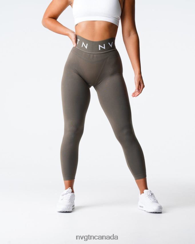 NVGTN Fitness Women Sport Seamless Leggings Olive HJXFTJ499