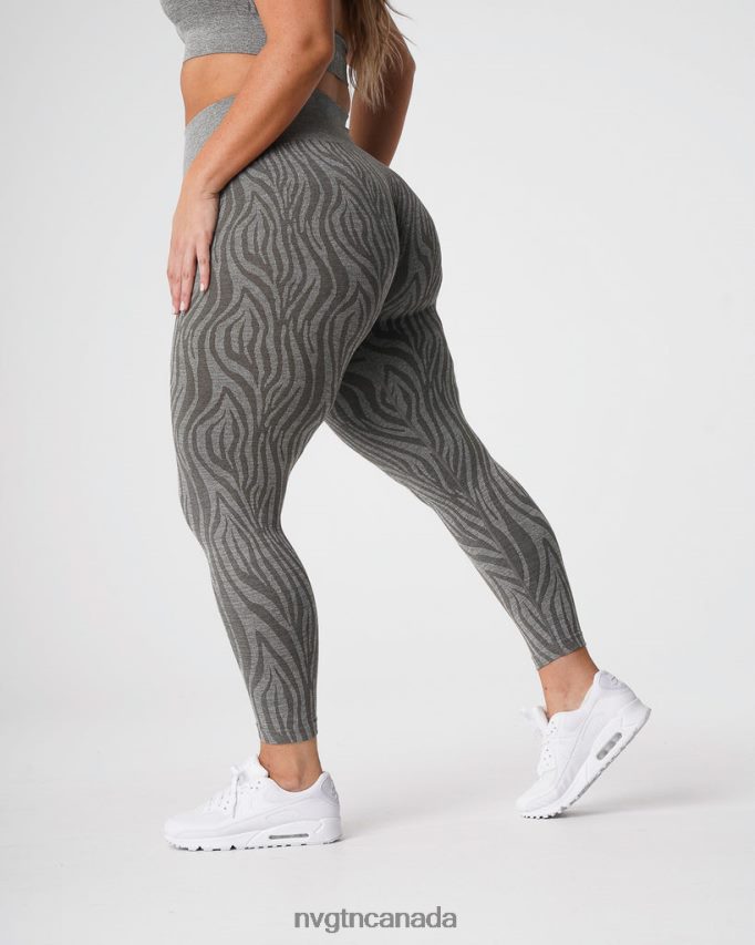 NVGTN Fitness Women Zebra Seamless Leggings Khaki Green HJXFTJ687