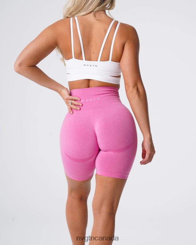 NVGTN Fitness Women Biker Shorts Bubble Gum Pink HJXFTJ479