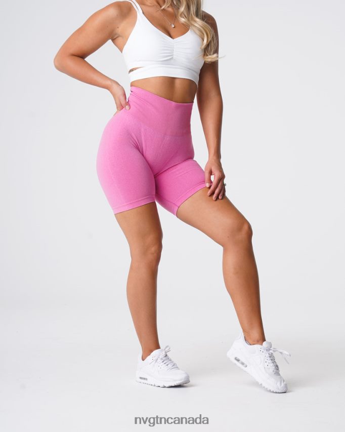 NVGTN Fitness Women Biker Shorts Bubble Gum Pink HJXFTJ479