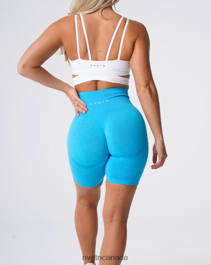 NVGTN Fitness Women Biker Shorts Caribbean HJXFTJ481