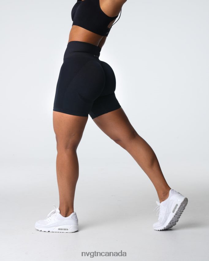 NVGTN Fitness Women Contour 2.0 Seamless Shorts Black HJXFTJ316