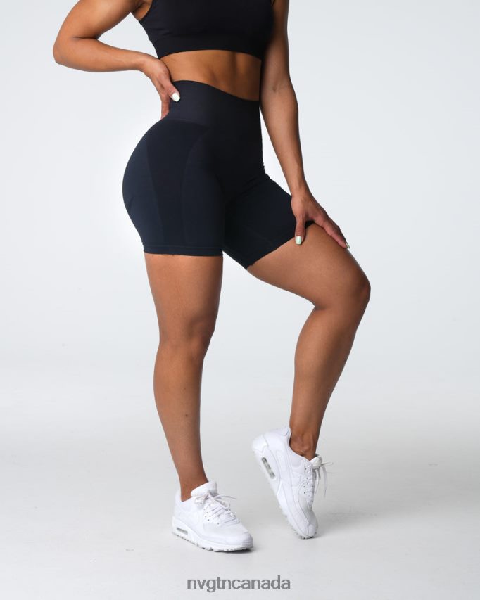 NVGTN Fitness Women Contour 2.0 Seamless Shorts Black HJXFTJ316