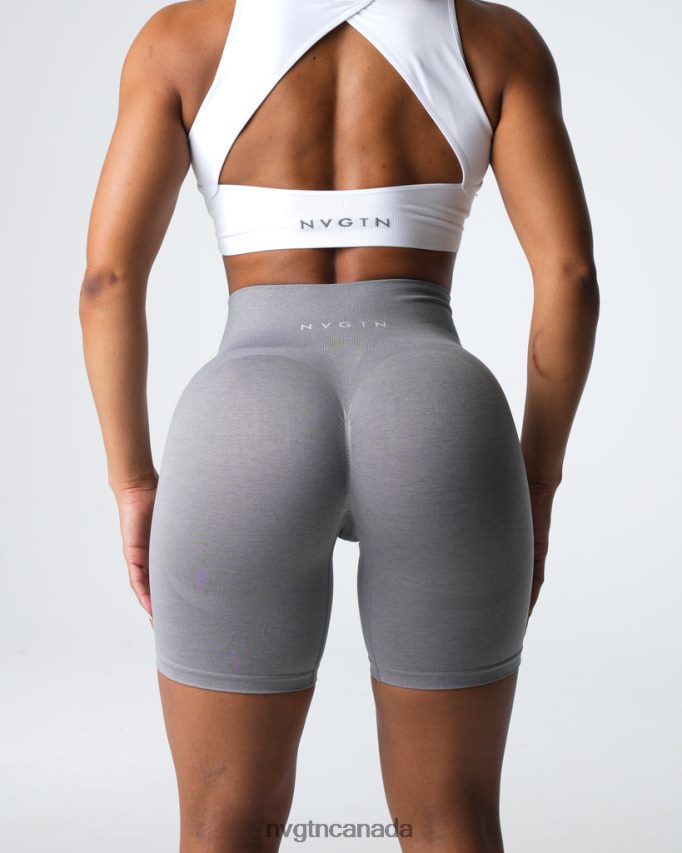 NVGTN Fitness Women Contour 2.0 Seamless Shorts Grey HJXFTJ317