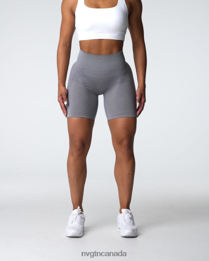 NVGTN Fitness Women Contour 2.0 Seamless Shorts Grey HJXFTJ317