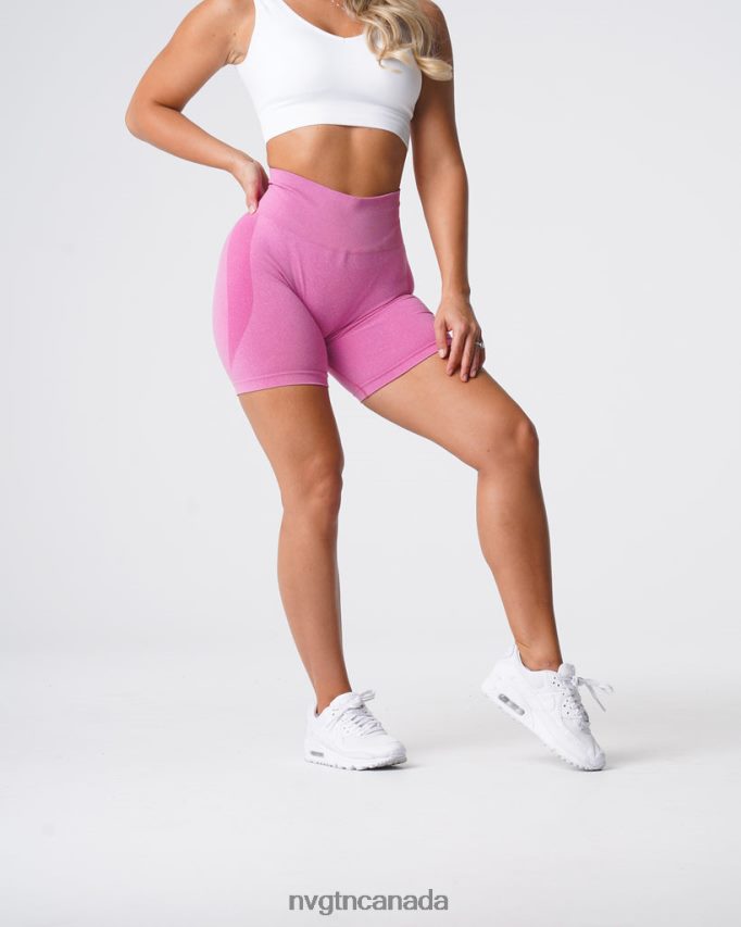NVGTN Fitness Women Contour Seamless Shorts Bubble Gum Pink HJXFTJ353