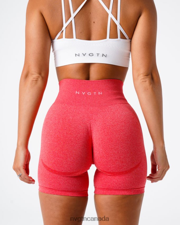 NVGTN Fitness Women Contour Seamless Shorts Candy Apple HJXFTJ350