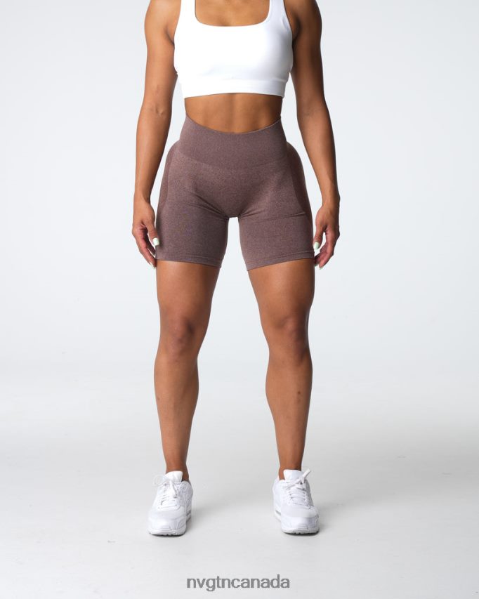 NVGTN Fitness Women Contour Seamless Shorts Cocoa HJXFTJ338