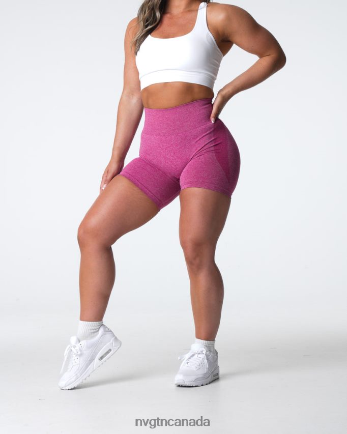 NVGTN Fitness Women Contour Seamless Shorts Crimson HJXFTJ331