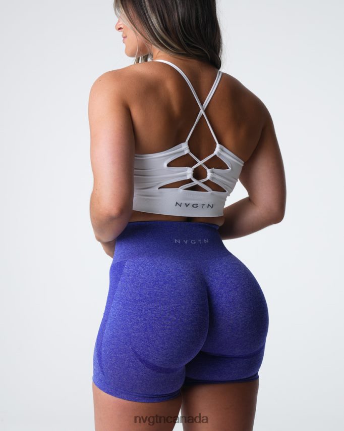 NVGTN Fitness Women Contour Seamless Shorts Electric Blue HJXFTJ330