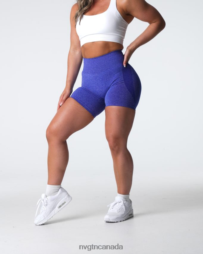NVGTN Fitness Women Contour Seamless Shorts Electric Blue HJXFTJ330