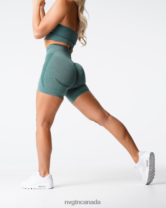 NVGTN Fitness Women Contour Seamless Shorts Forest Green HJXFTJ345