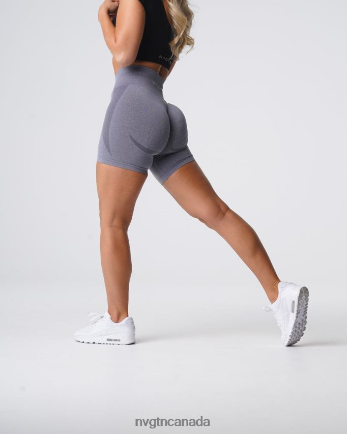 NVGTN Fitness Women Contour Seamless Shorts Grey HJXFTJ322
