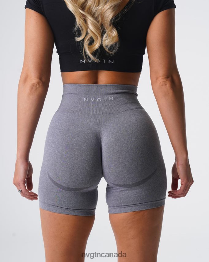 NVGTN Fitness Women Contour Seamless Shorts Grey HJXFTJ322