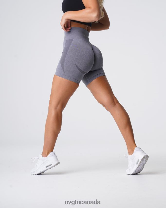 NVGTN Fitness Women Contour Seamless Shorts Grey HJXFTJ322