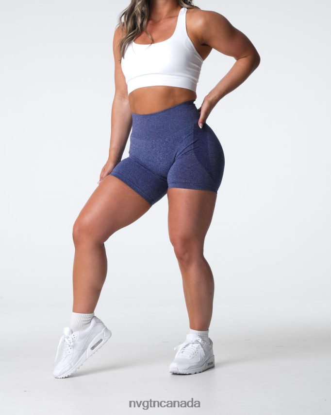 NVGTN Fitness Women Contour Seamless Shorts Indigo HJXFTJ329