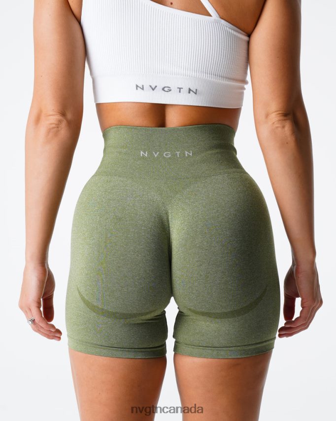 NVGTN Fitness Women Contour Seamless Shorts Meadow HJXFTJ344