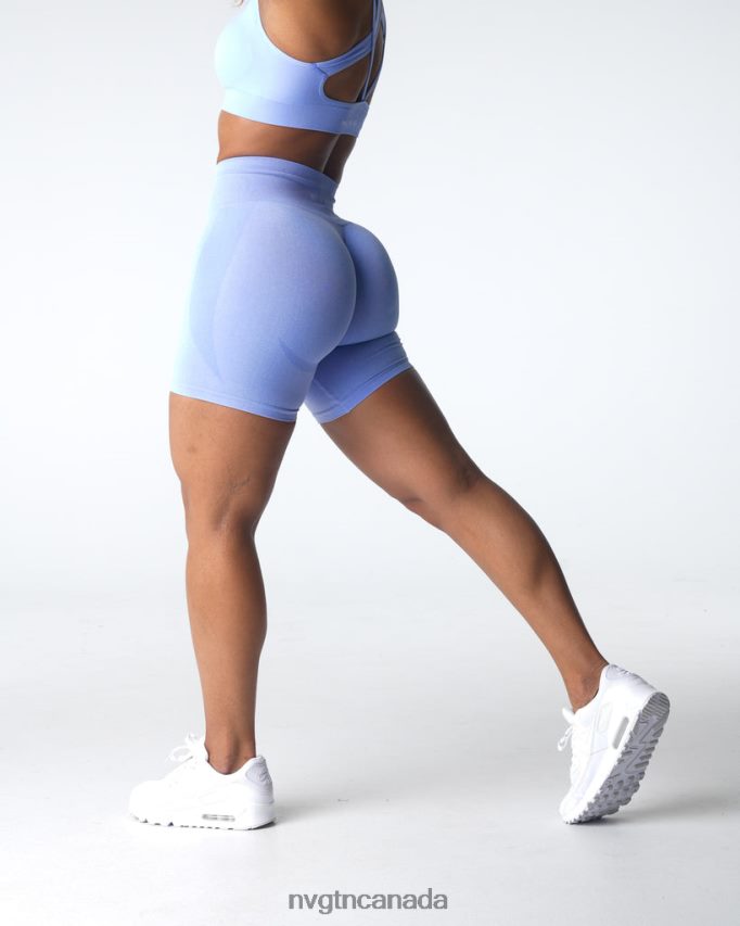 NVGTN Fitness Women Contour Seamless Shorts Periwinkle HJXFTJ341