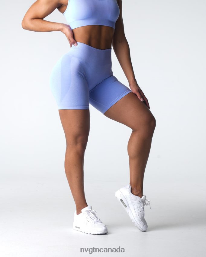 NVGTN Fitness Women Contour Seamless Shorts Periwinkle HJXFTJ341
