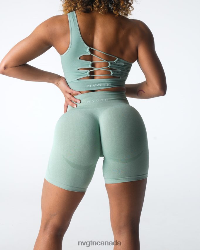 NVGTN Fitness Women Contour Seamless Shorts Sage Green HJXFTJ339