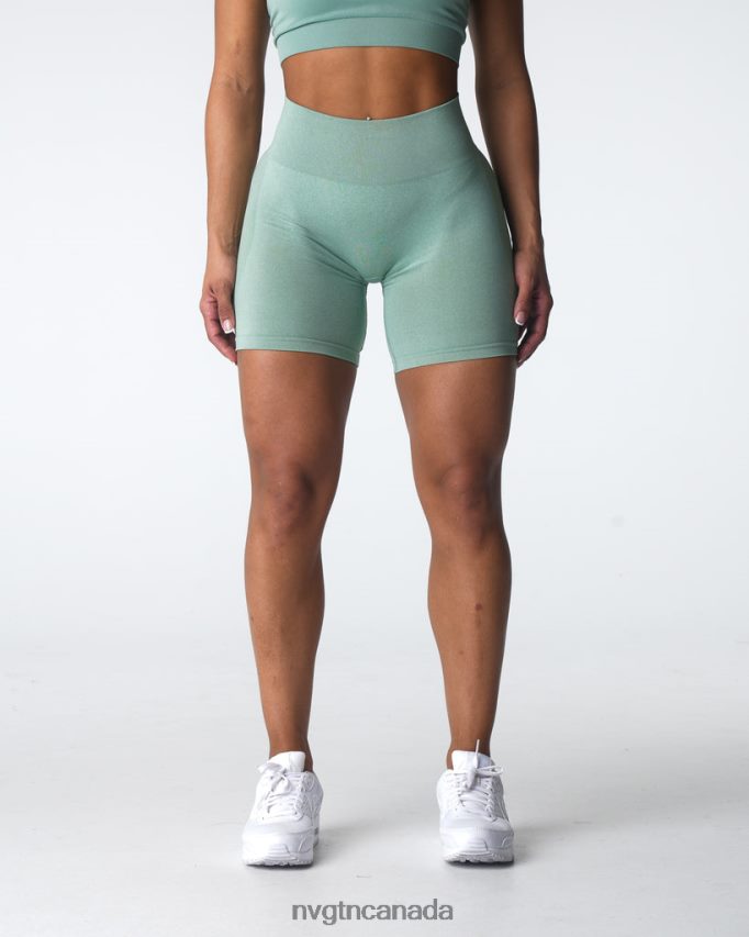 NVGTN Fitness Women Contour Seamless Shorts Sage Green HJXFTJ339