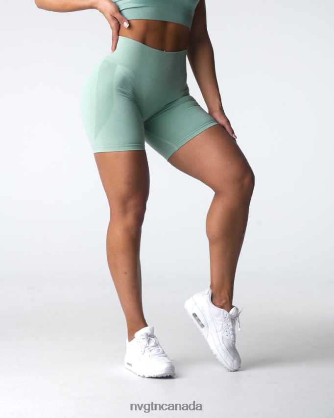 NVGTN Fitness Women Contour Seamless Shorts Sage Green HJXFTJ339