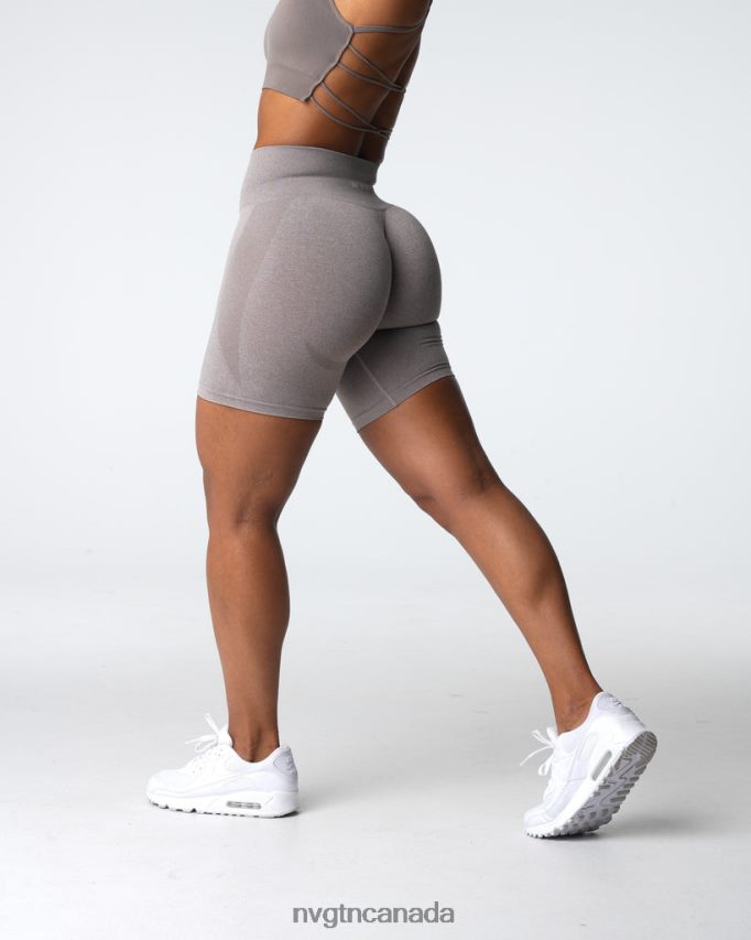 NVGTN Fitness Women Contour Seamless Shorts Taupe HJXFTJ324