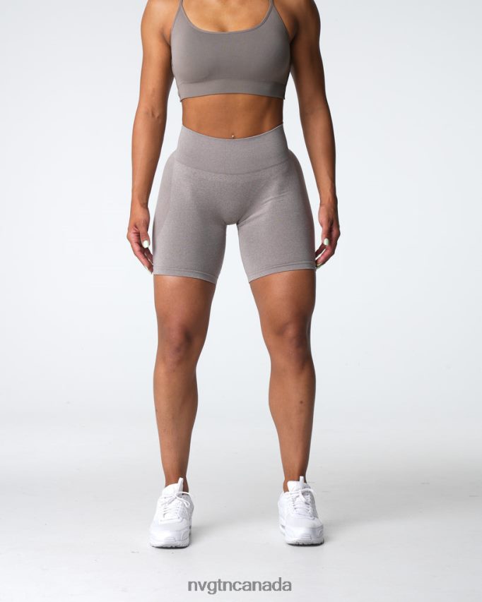 NVGTN Fitness Women Contour Seamless Shorts Taupe HJXFTJ324