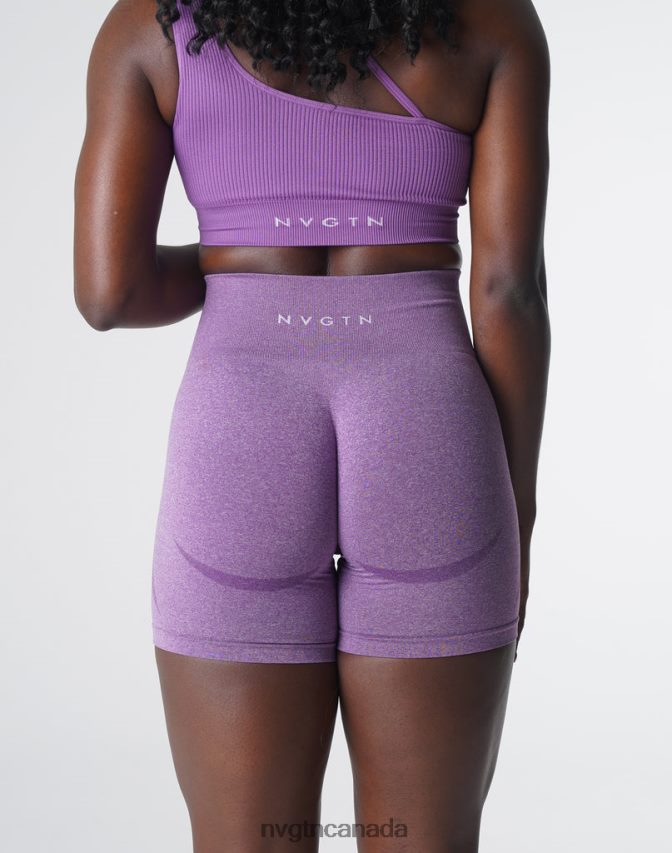 NVGTN Fitness Women Contour Seamless Shorts Violet HJXFTJ355