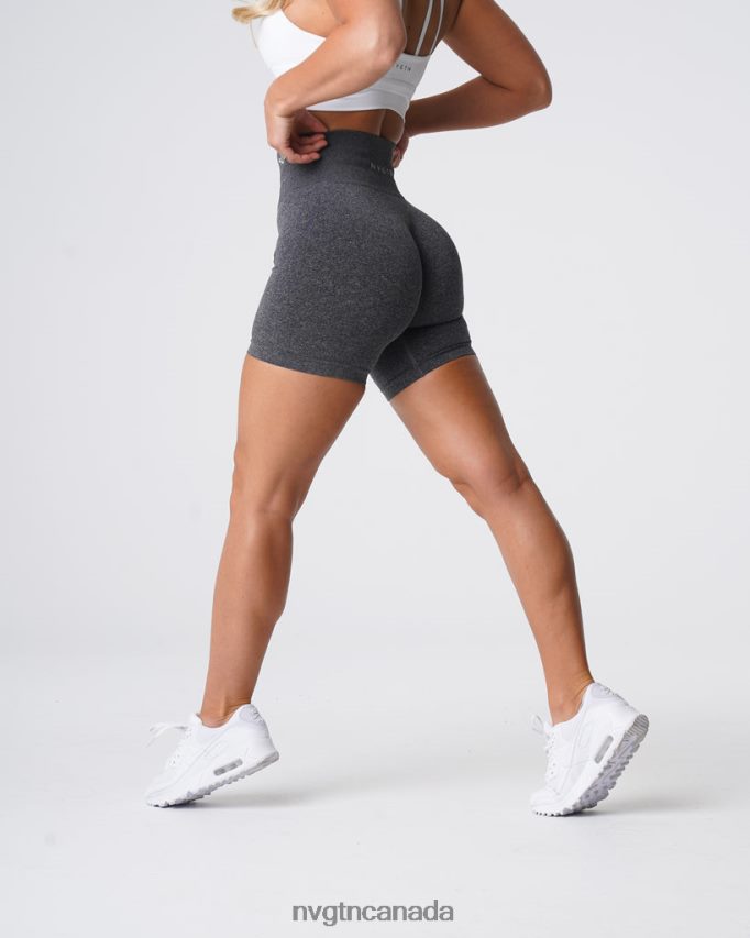 NVGTN Fitness Women Pro Seamless Shorts Black Speckled HJXFTJ357