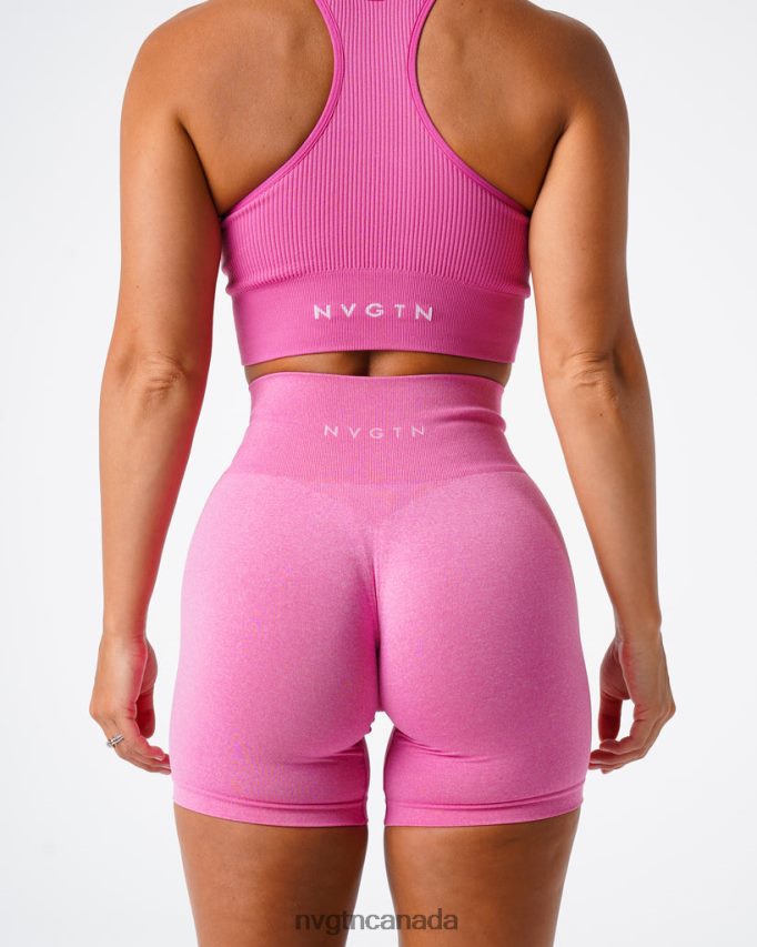 NVGTN Fitness Women Pro Seamless Shorts Bubble Gum Pink HJXFTJ392
