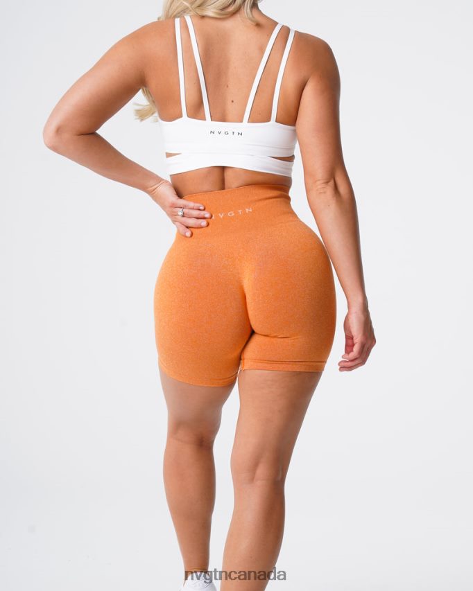NVGTN Fitness Women Pro Seamless Shorts Burnt Orange HJXFTJ365