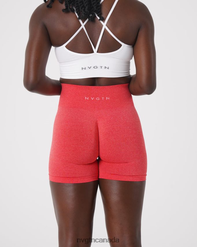 NVGTN Fitness Women Pro Seamless Shorts Candy Apple HJXFTJ386