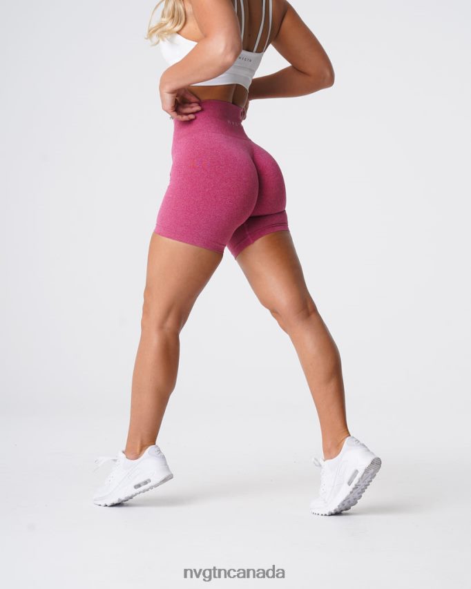 NVGTN Fitness Women Pro Seamless Shorts Crimson HJXFTJ383
