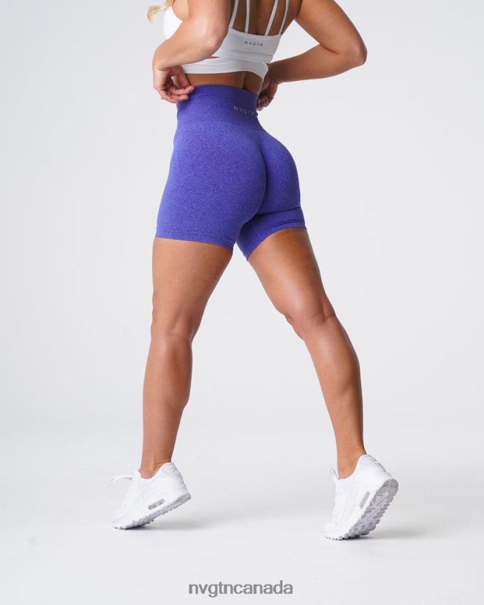 NVGTN Fitness Women Pro Seamless Shorts Electric Blue HJXFTJ374